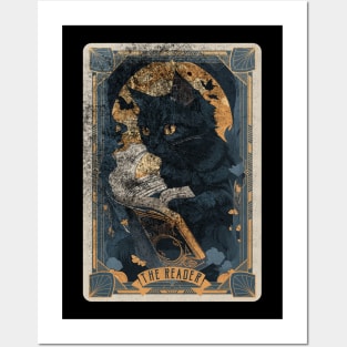 The Reader Retro Monster Halloween Tarot Card Posters and Art